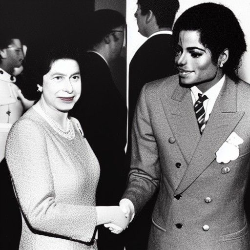 Queen Elizabeth II Meets Michael Jackson