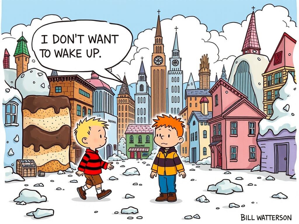 Ice Cream City Dream: A Comic Strip Adventure