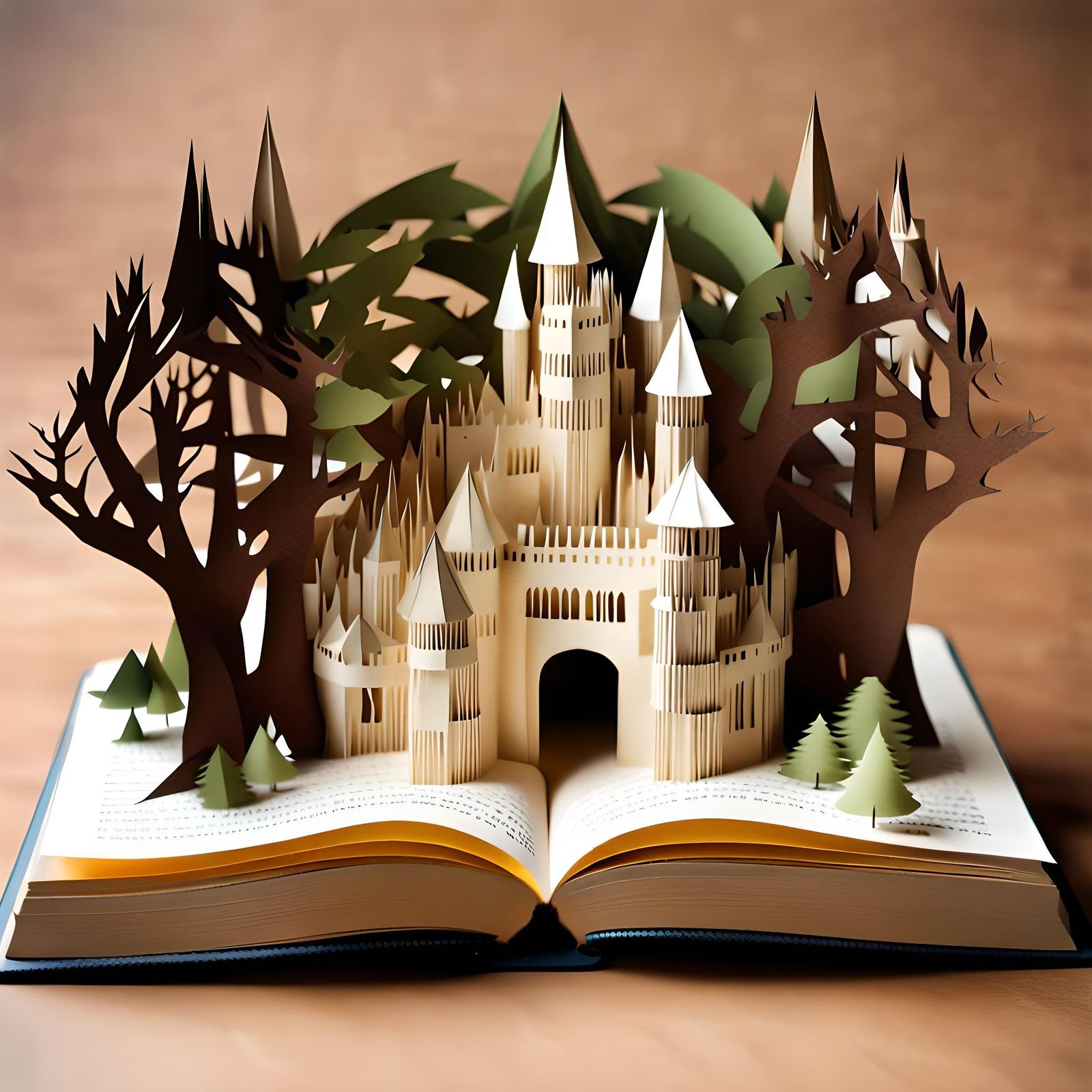 Papercut Castle Springs from Storybook Pages