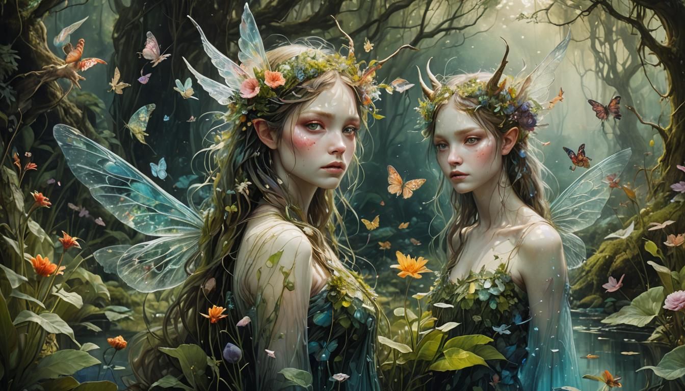 Ethereal Botanical Kingdom: A Hyperrealistic Dreamscape