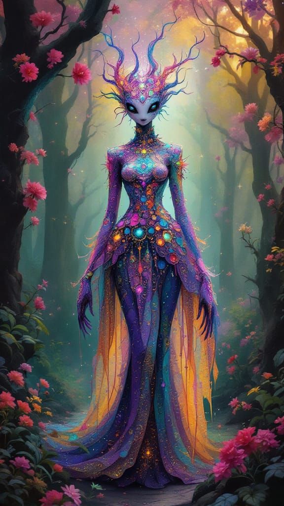 dream art :: magicien rokoko, personnage imaginaire du monde féérique de la forêt merveilleuse du rêve :: blingomorphe, ...