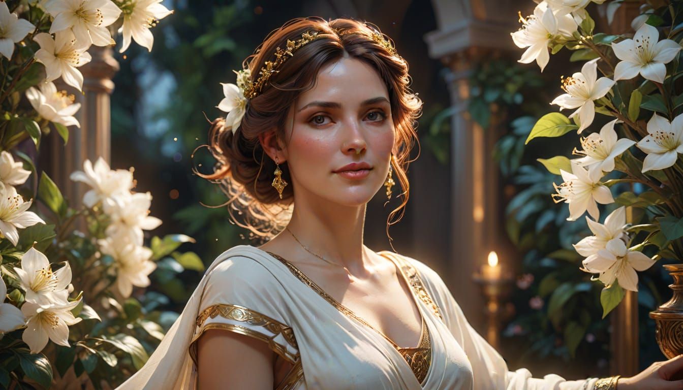 Jasmine and a beautiful woman