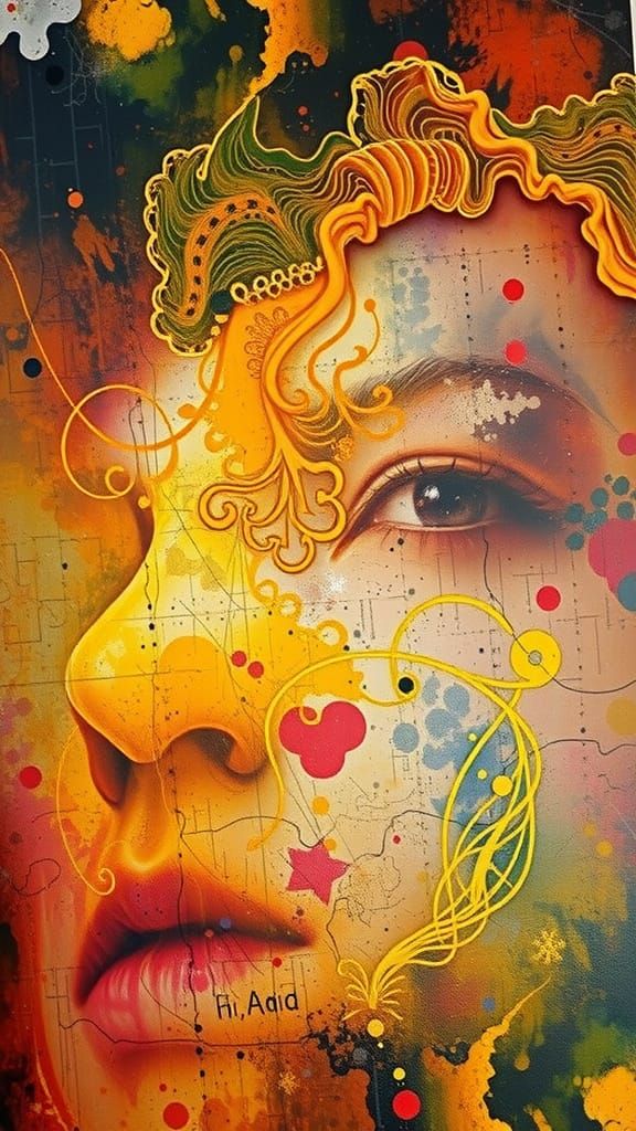 Vibrant Alternative Thought in Fantasy Art Style