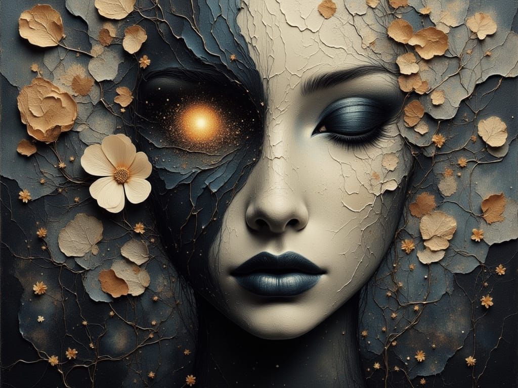 Surrealist Breakdown in Mystic Flux Style