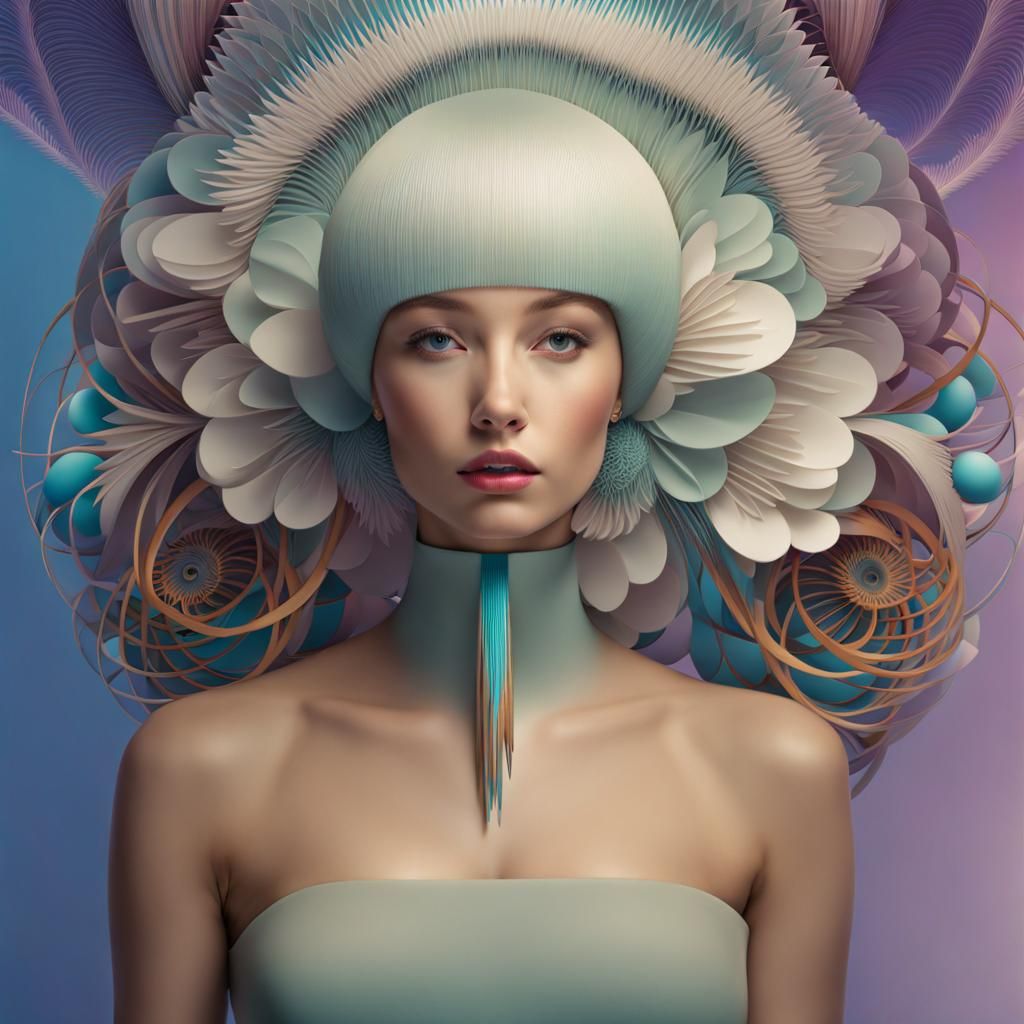 Complex Spirograph Design in 8k 3D