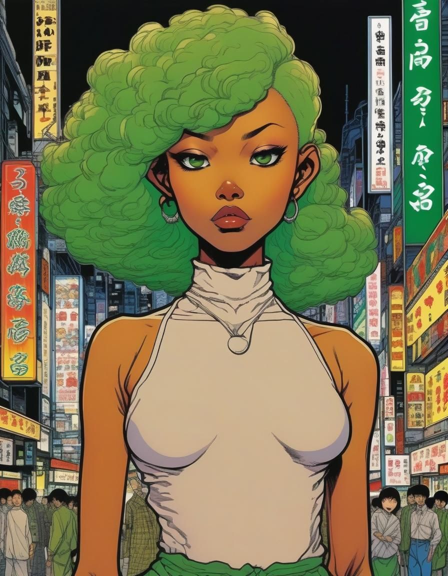 Rebellious Vigilante in Tokyo, Manga Art