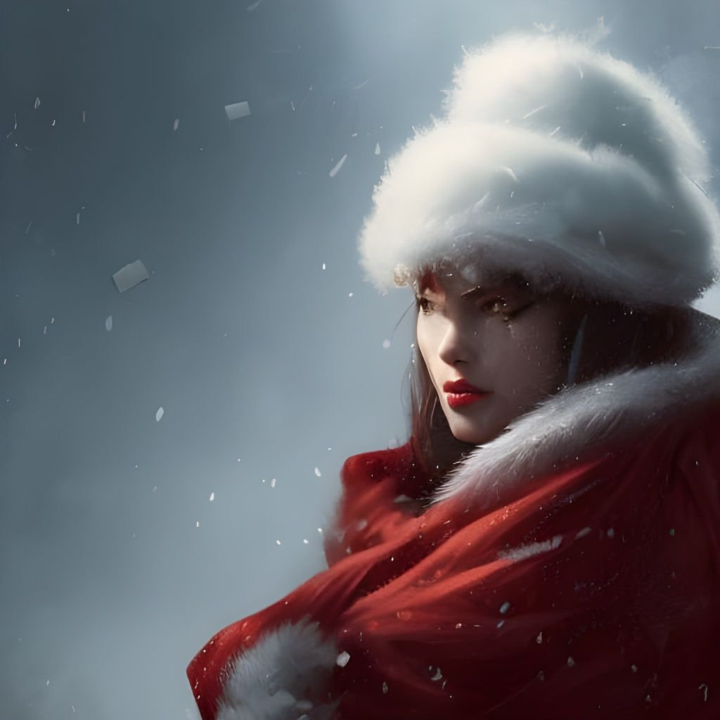 Ornate Portrait of a Christmas Assassin