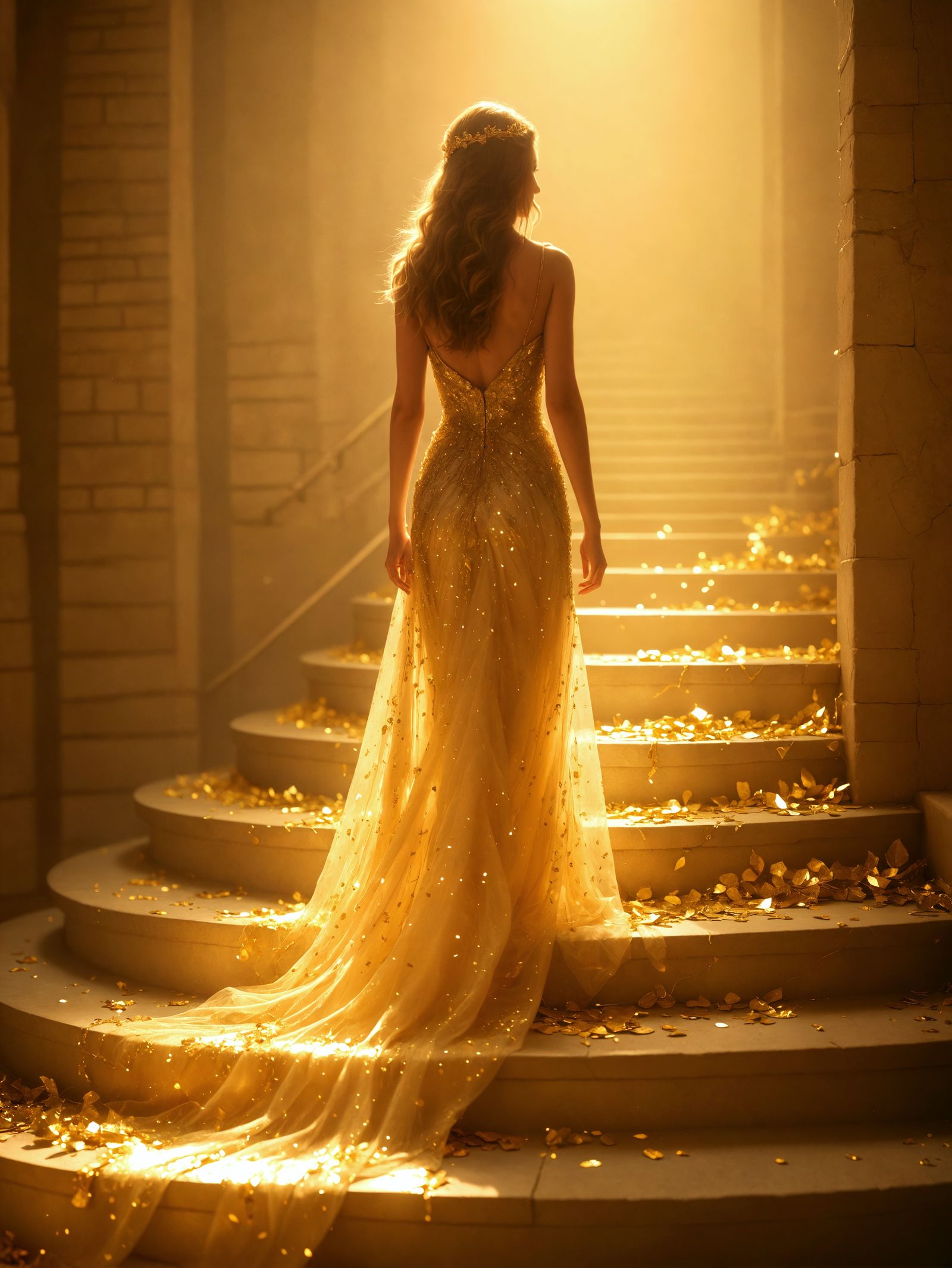 There's a lady who's sure all that glitters is gold and she'...