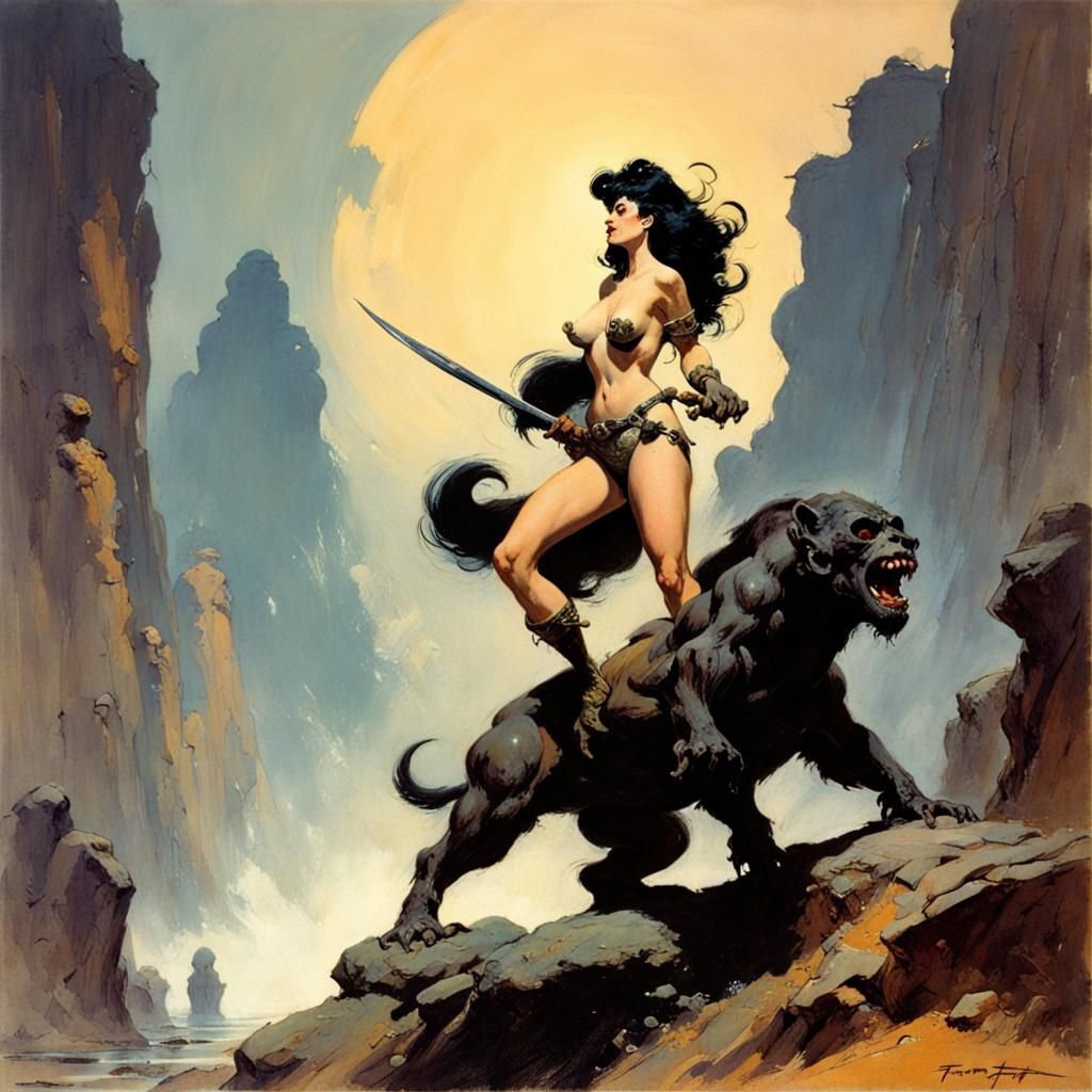 Dynamic Fantasy Art Illustration