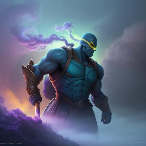 Battletoads Character in Ethereal Fantasy Digital Art