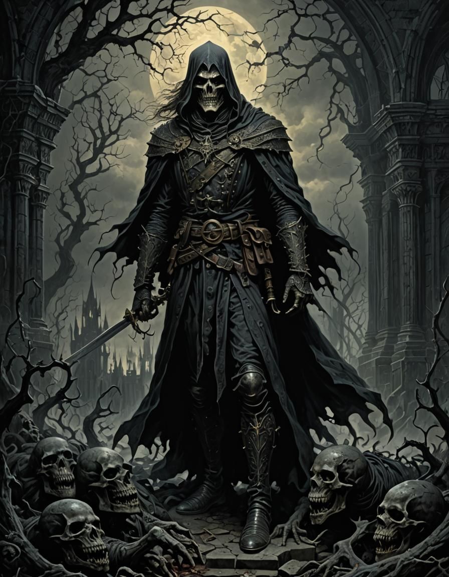 Gothic Horror in Dark Fantasy Style