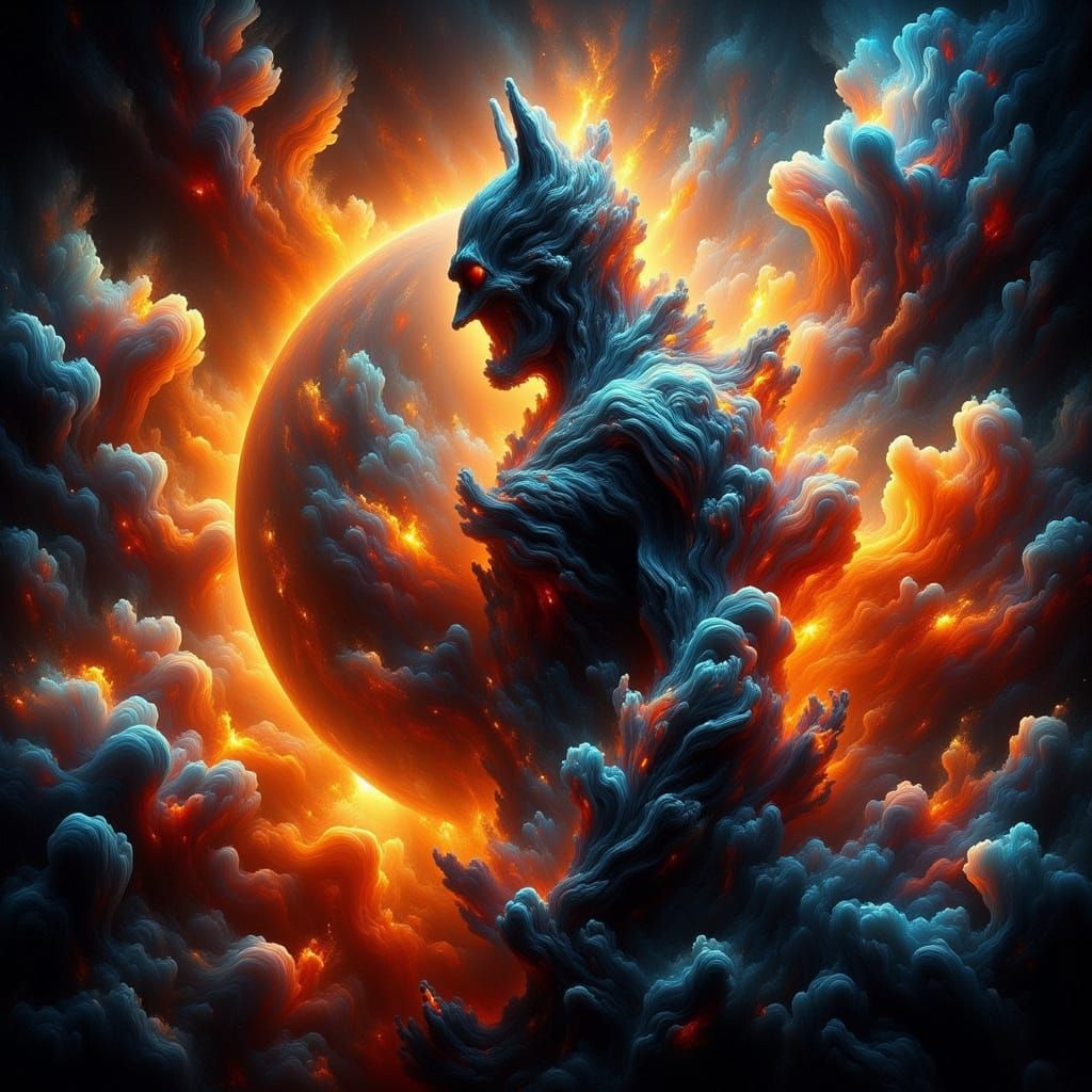 Cyberpunk Xenomorph Batman Dominates a Futuristic Gas Giant ...