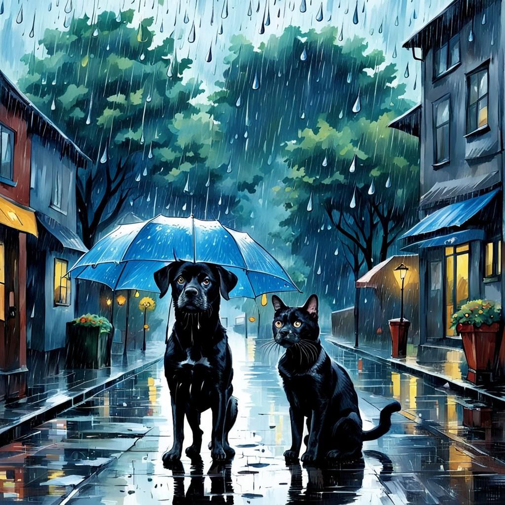 It's Raining Cats and Dogs: A Humorous Take
