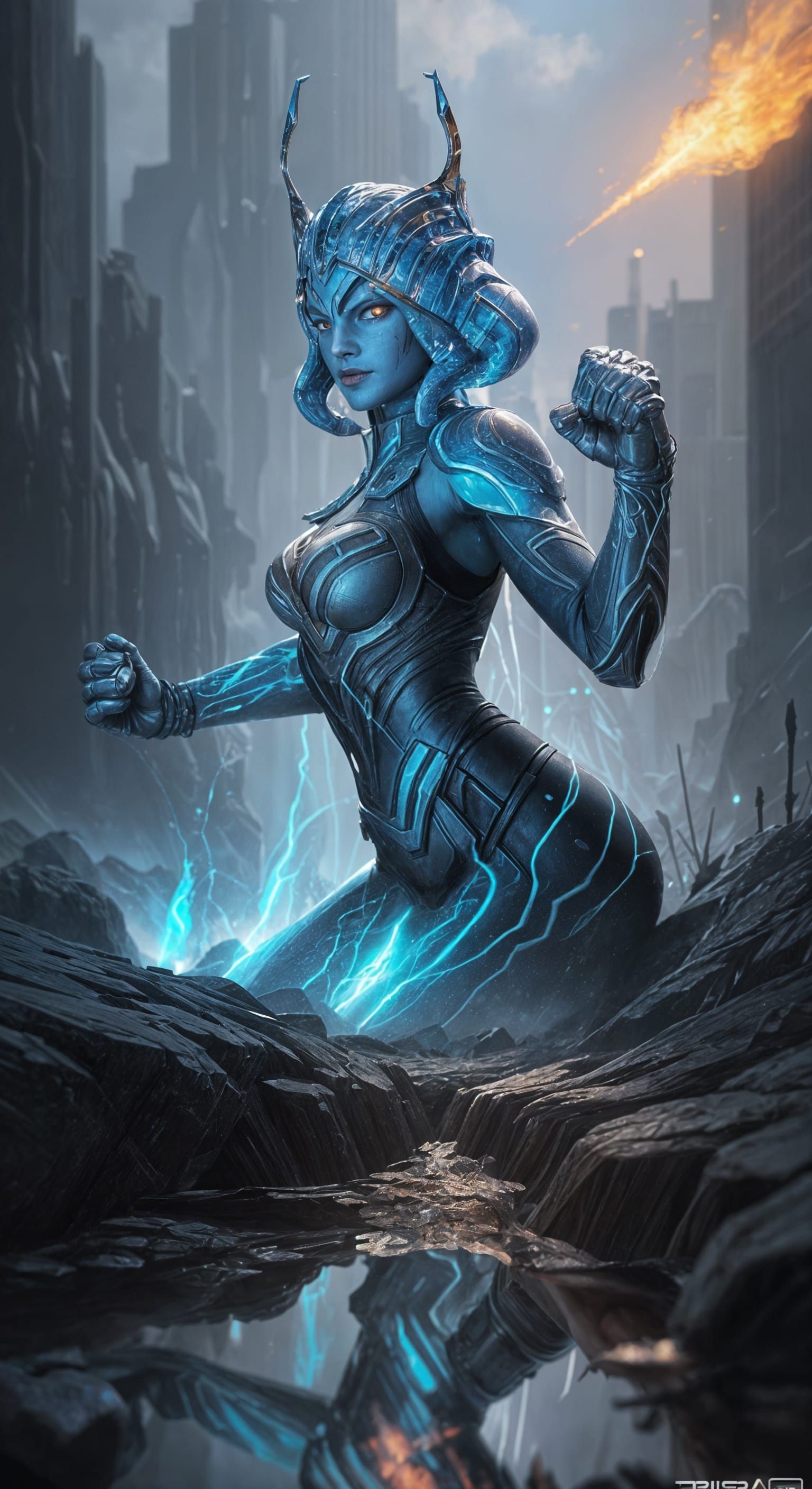 Ahsoka as the Marvel Fantastic Four in Hyper-Realistic Hyper...