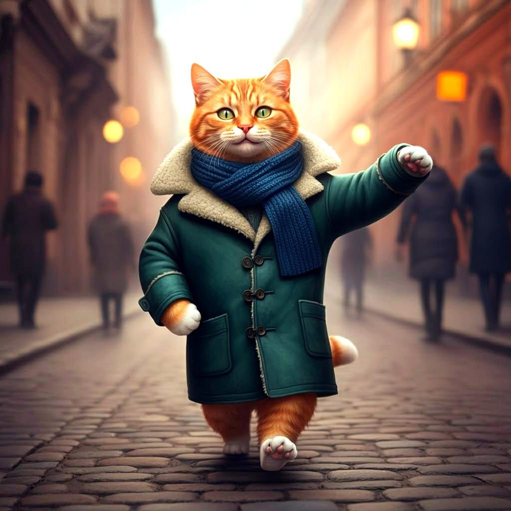 He knows he looks good!