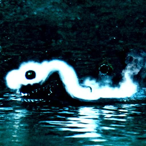 Submarine Lights Up Serpent's Demonic Eyes