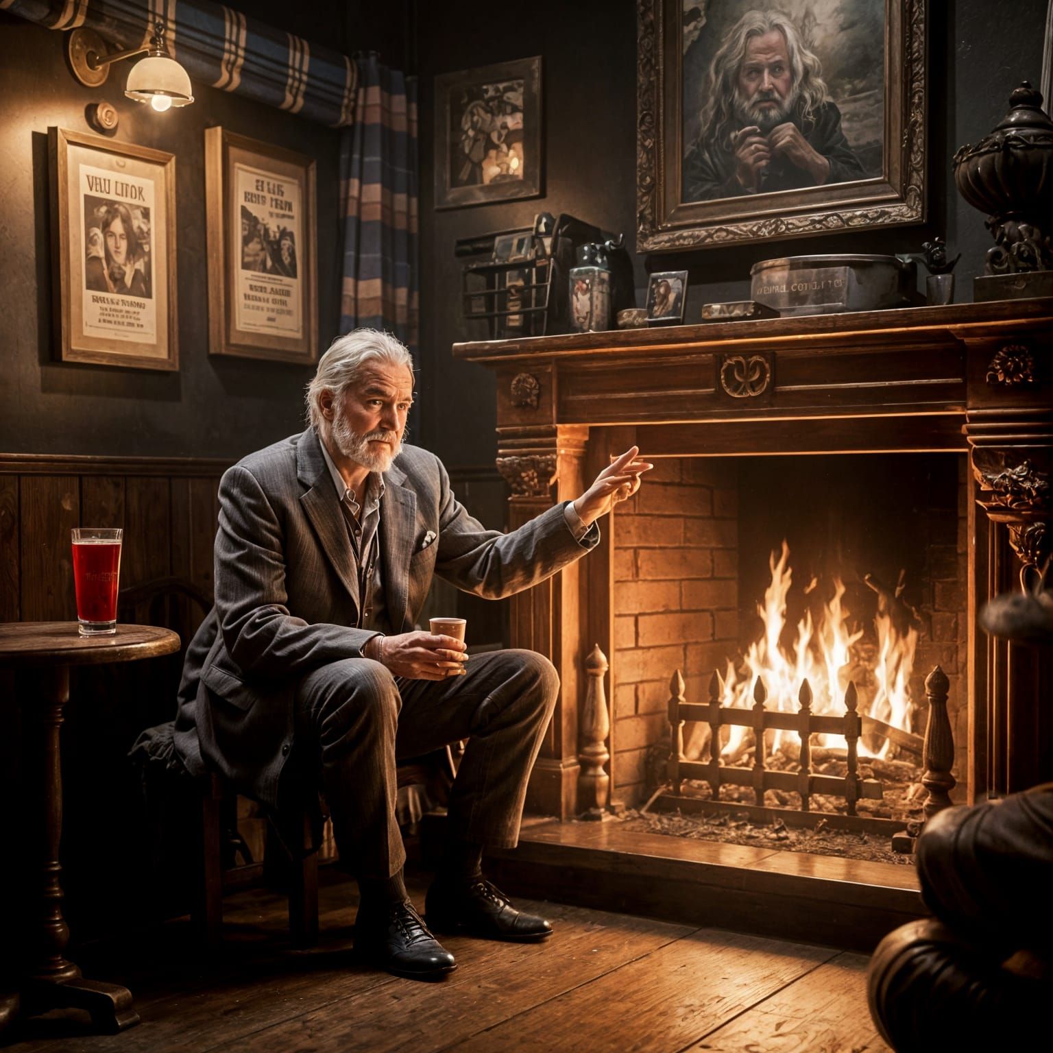 Billy Connolly: Tales by the Fireplace in Scottish Pub