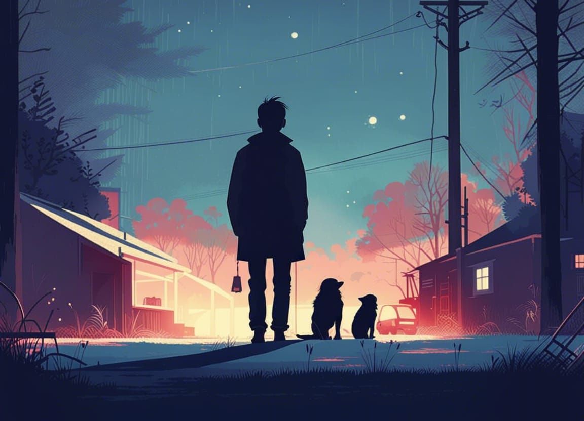 Minimalist Silhouette Vector Art in Modern Style