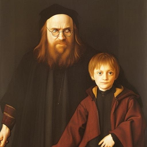 Harry Potter Portrait in Classical Style