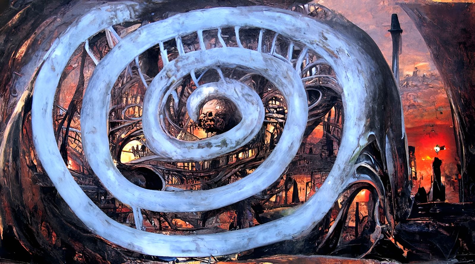 Spiral monument