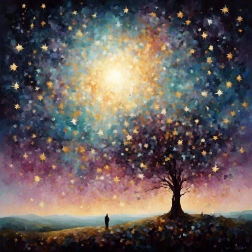 "Under the twinkle of a fading star..."