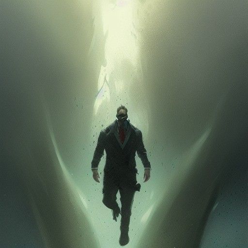 Sinister Man Emerges From the Ocean Depths