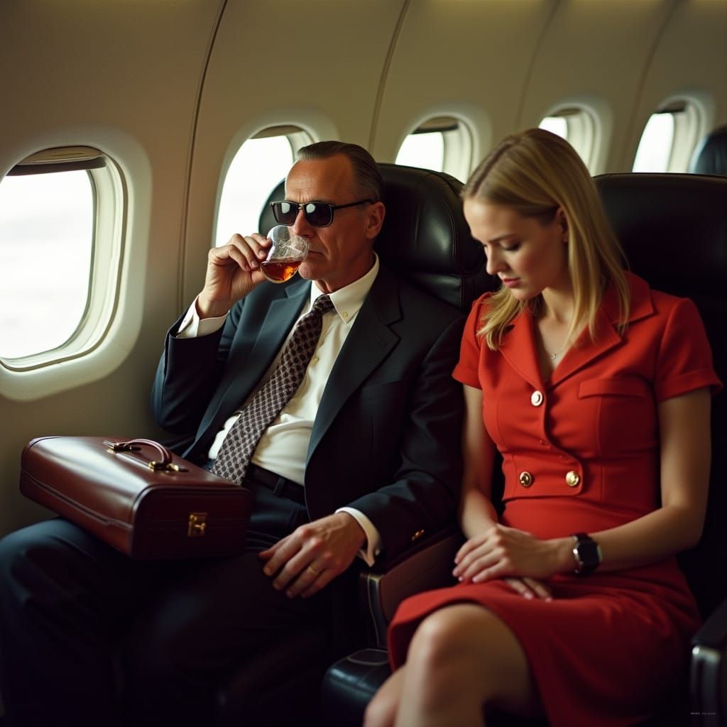 A Gritty 1970s Airline Scene: D.B. Cooper on a Boeing 727