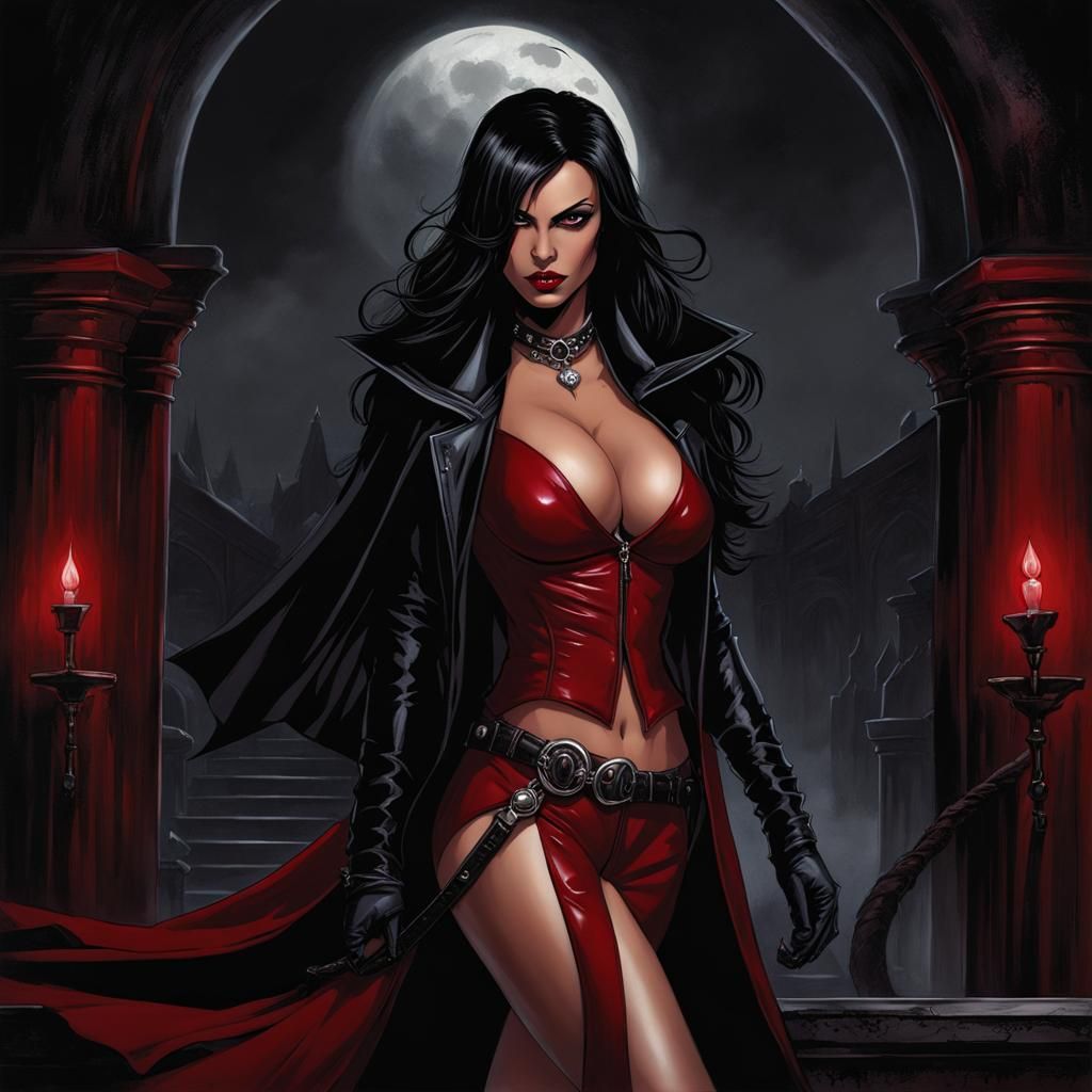 Vampire in the Underworld: Ravenloft-Inspired Art