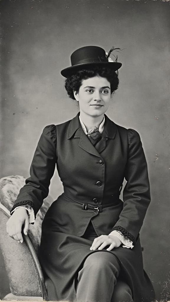 Vintage Sepia Photograph from the Early 20th Century