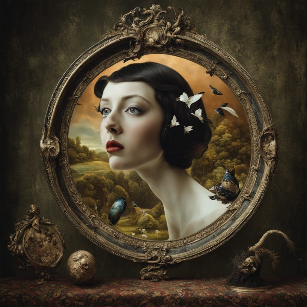 Surrealist Exploration of Time in Photorealistic Style