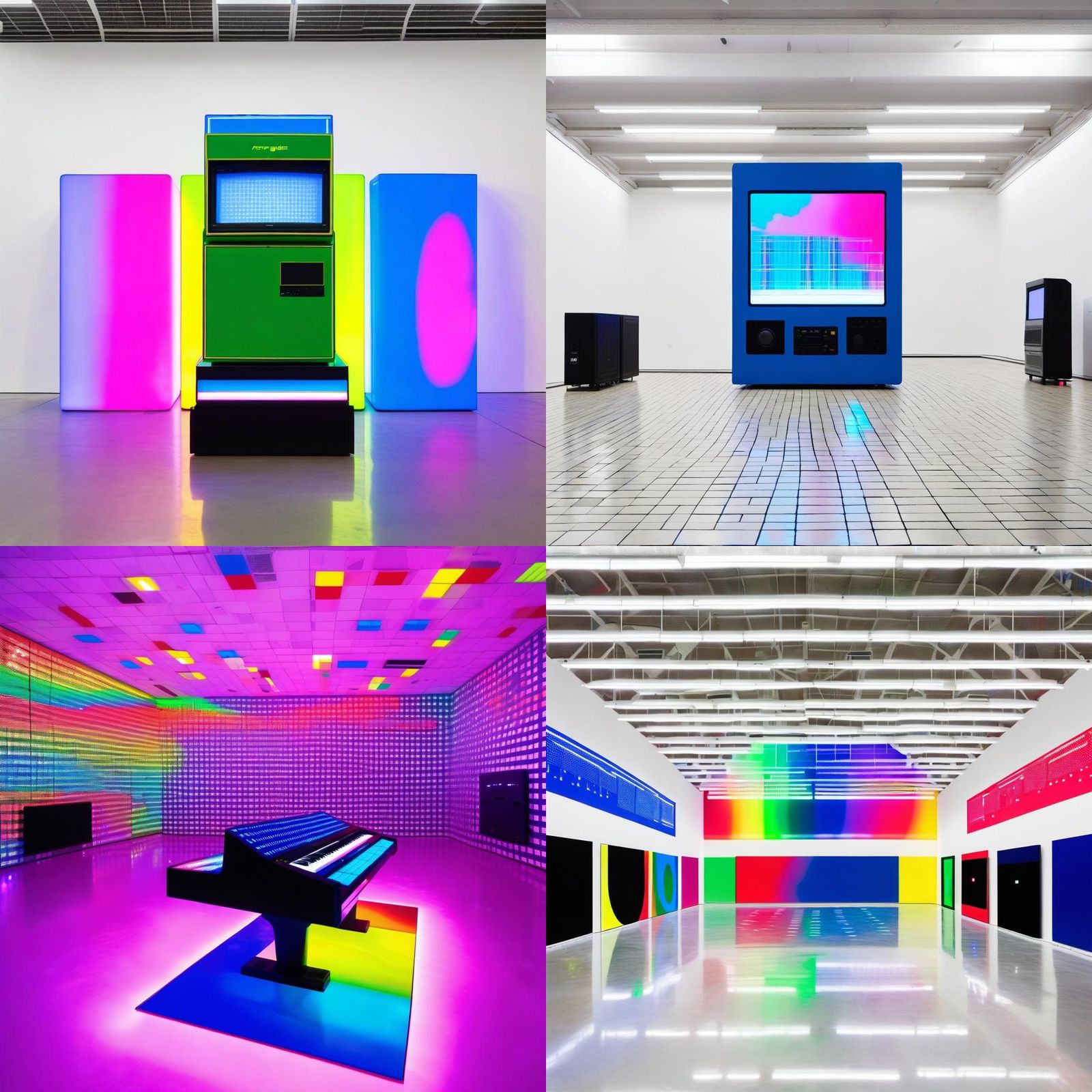 Minimalist Digital Art Composition