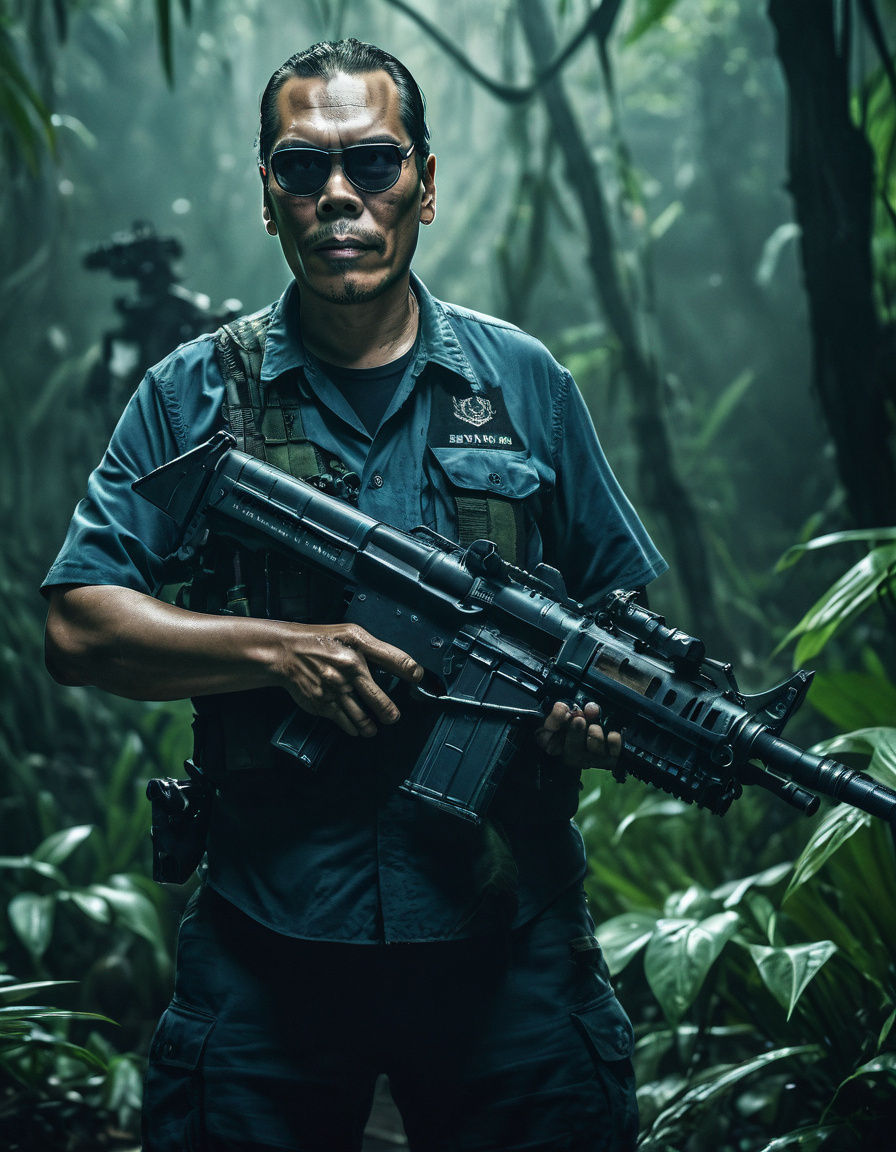 Navy Seal Battles Xenomorph in Epic Jungle Confrontation