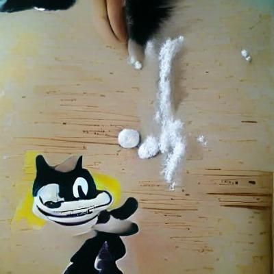 Animated Cat Character