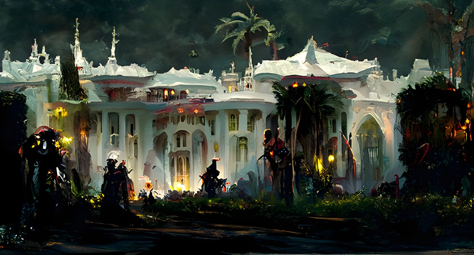 Sinister Mar-a-Lago: A Classical Painting