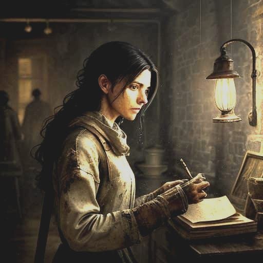 Atelier Portrait with Wet Brush Concept Art Style