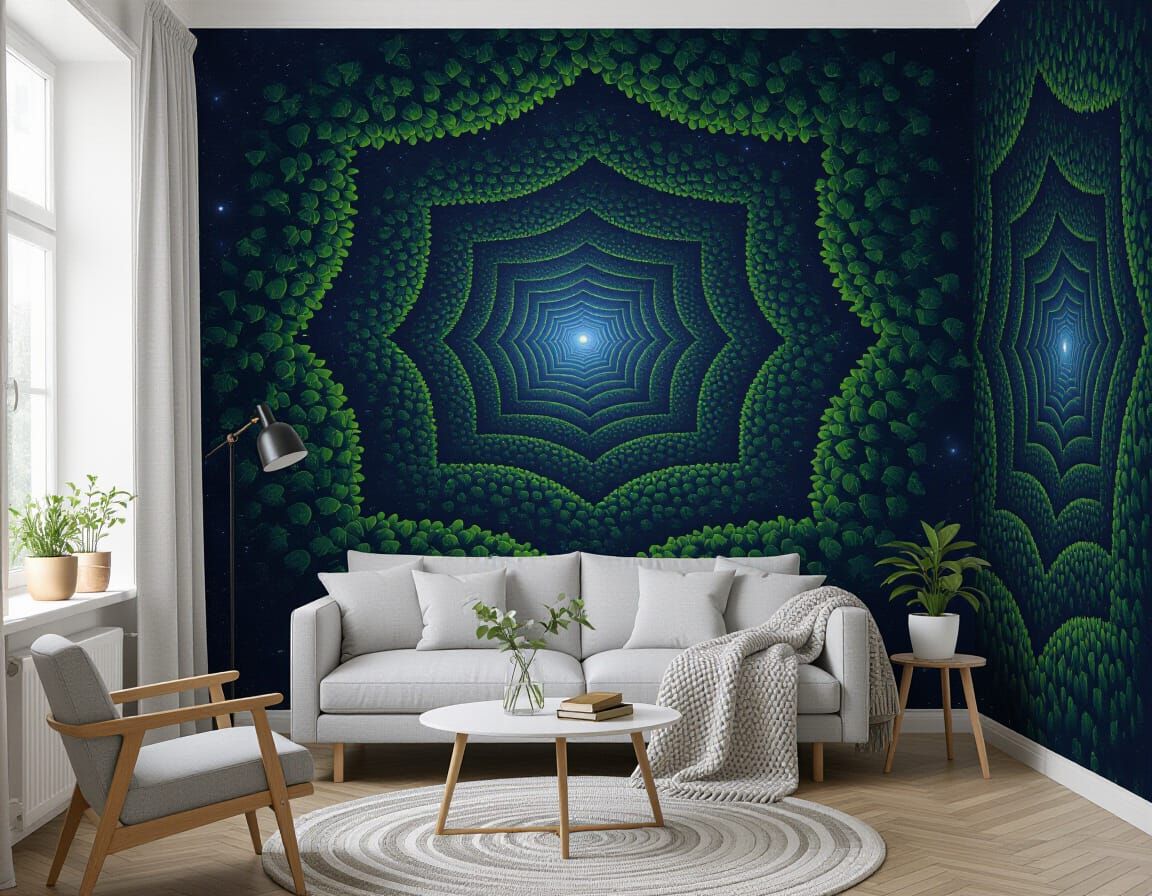 Neongray Hallucinating Vines That Shine