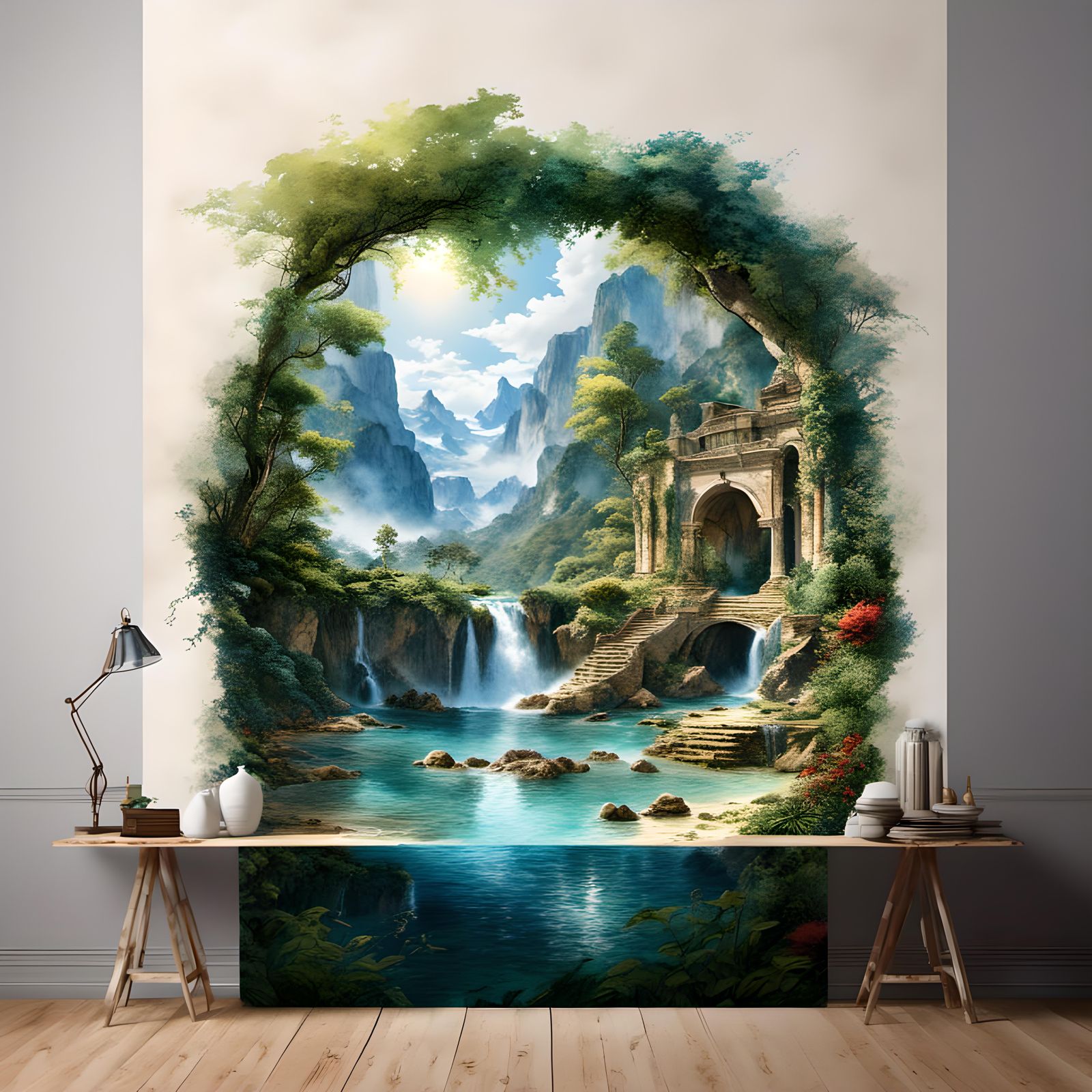 Trompe-l'oeil Artwork in 8k Resolution