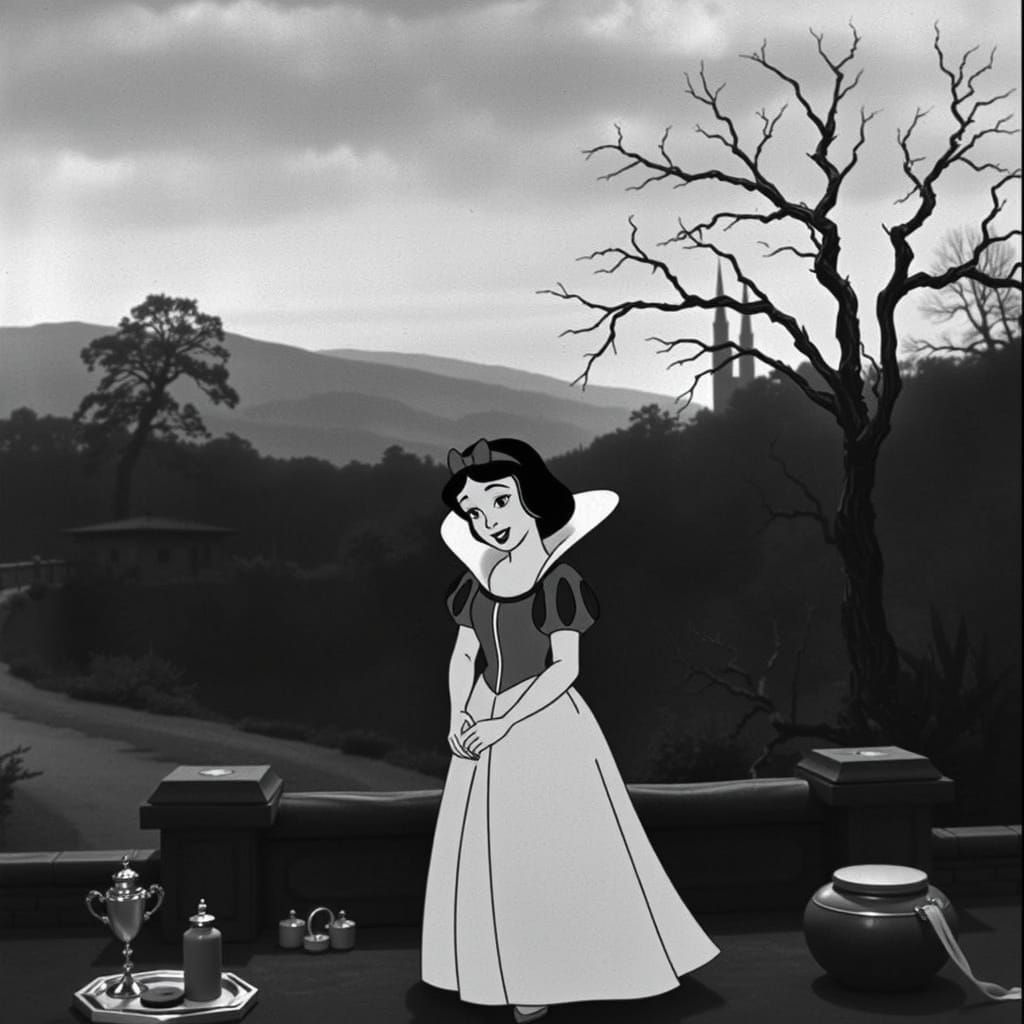 Snow White in Film Noir Style