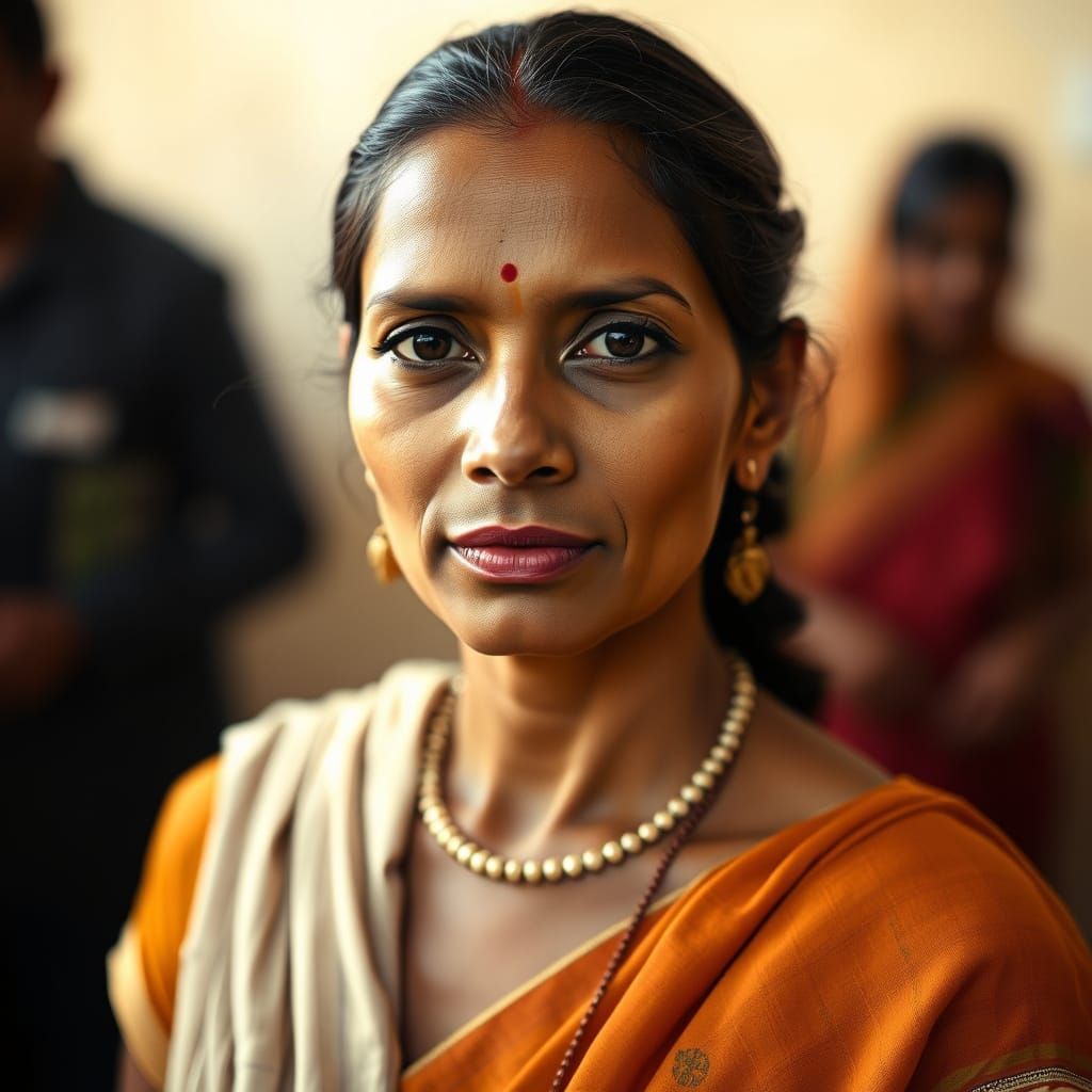 Timeless Indian Beauty in Analog Style