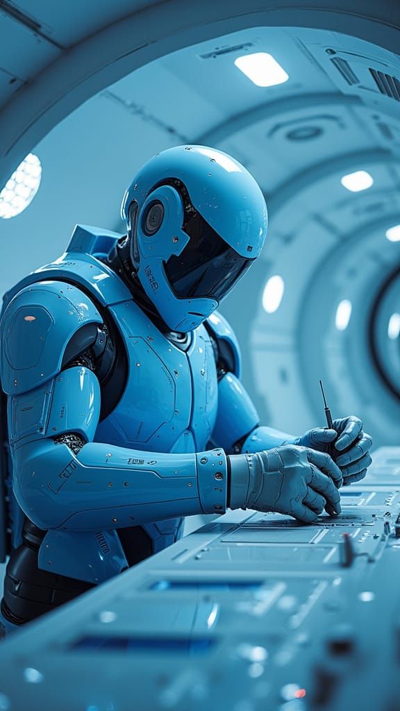 Hyper-Realistic Futuristic Cryo-Pod Scene with Meticulous Hu...