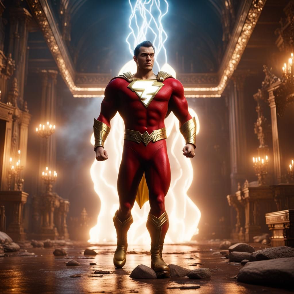 Shazam in Unreal Engine 5, 3D Render