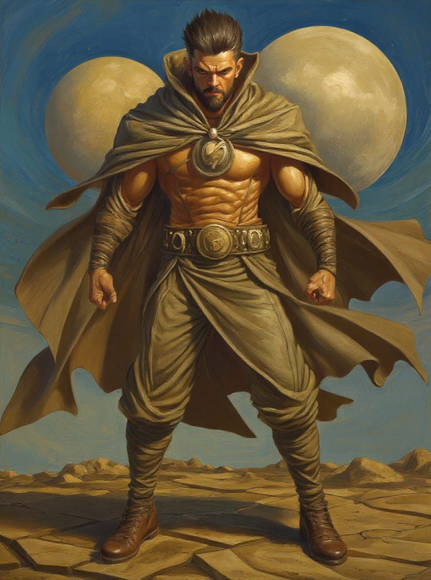 Dynamic Comic Art in Alex Ross Style