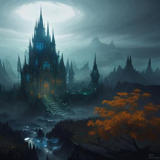 Ethereal Spectral Shine Vine in Matte Painting Style