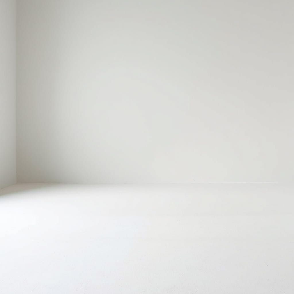 Serene Minimalist Space in Soft Grays and Whites