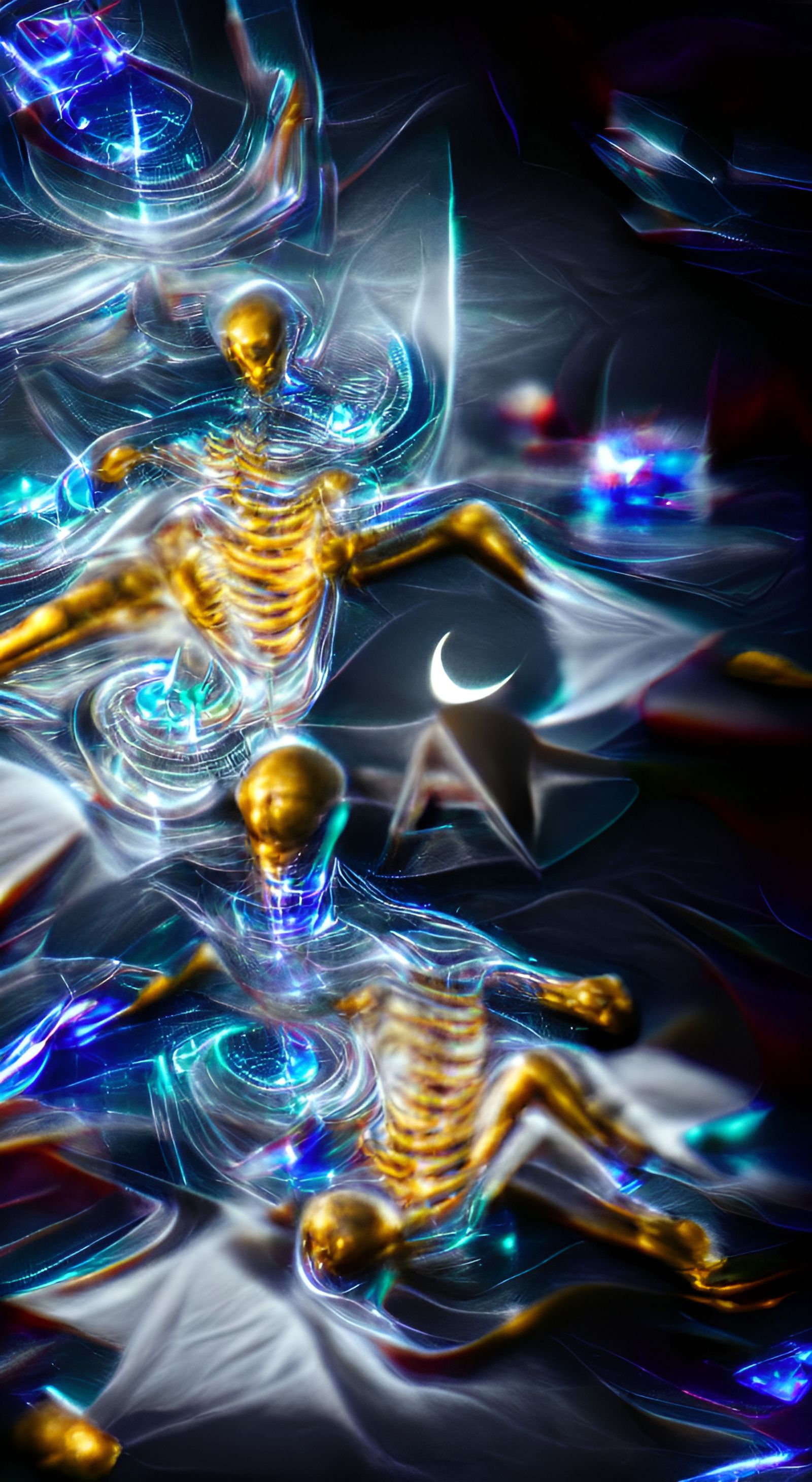 Abstract Astral Projection of an Investigator in 8K