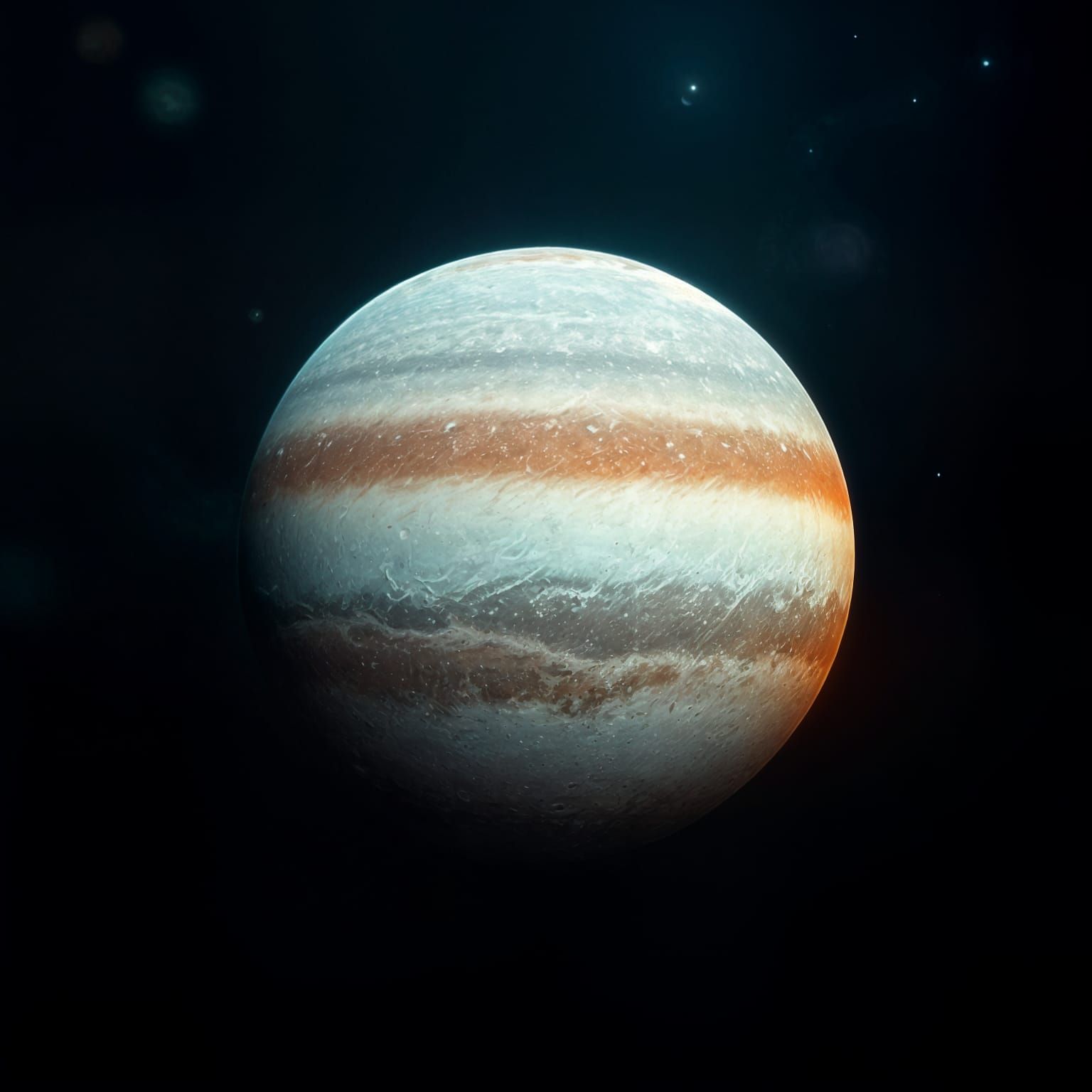 Hyperrealistic HDR Image of Planet Uranus