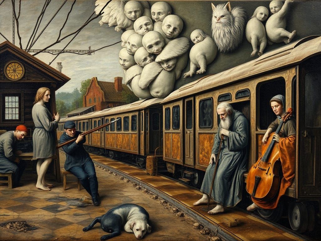 The Train of the Ancient Sage