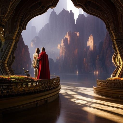 Vibrant Art Studio Illustration in Maximalist Style