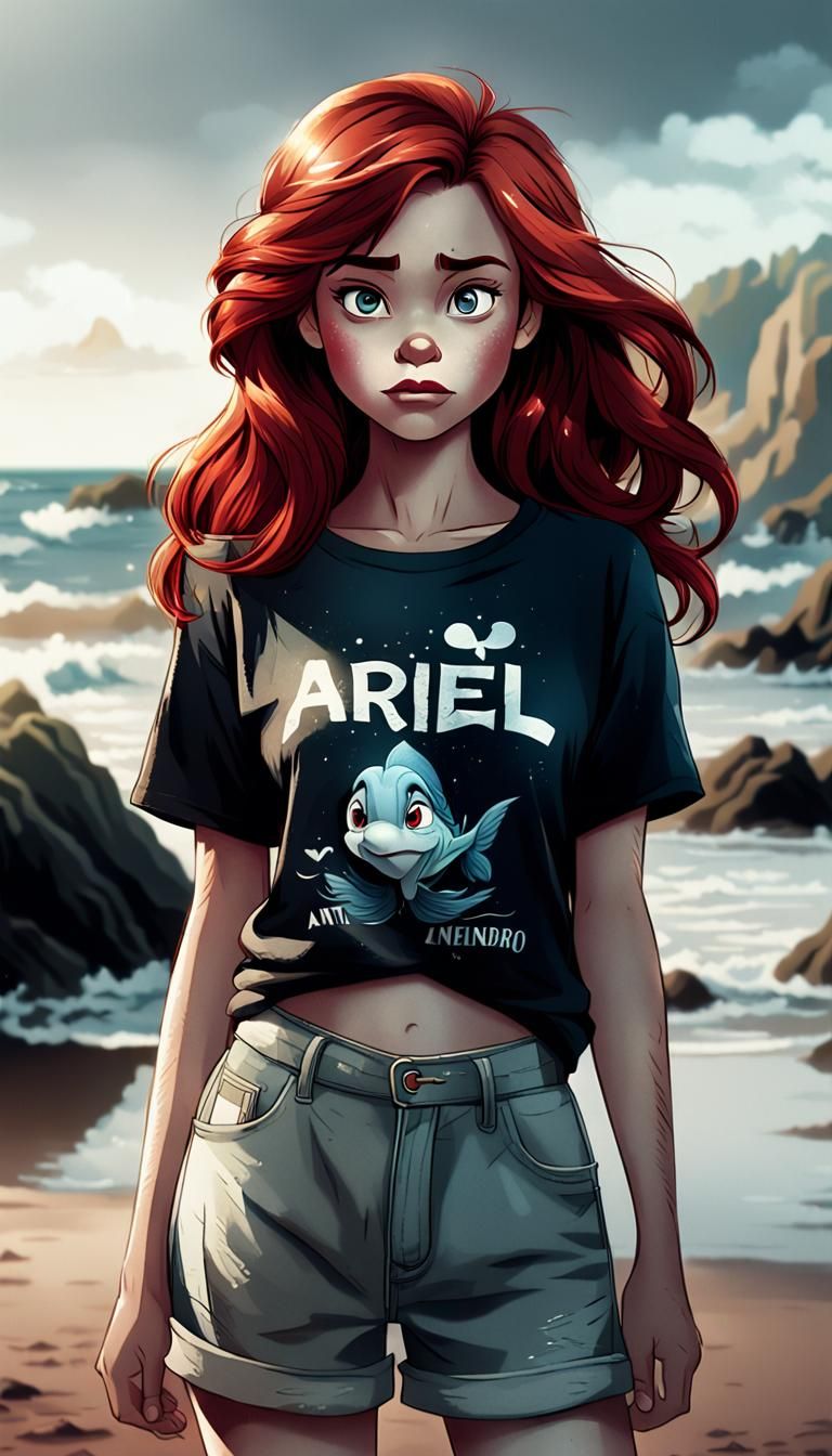 Ariel Portrait on the Shore as Film Noir