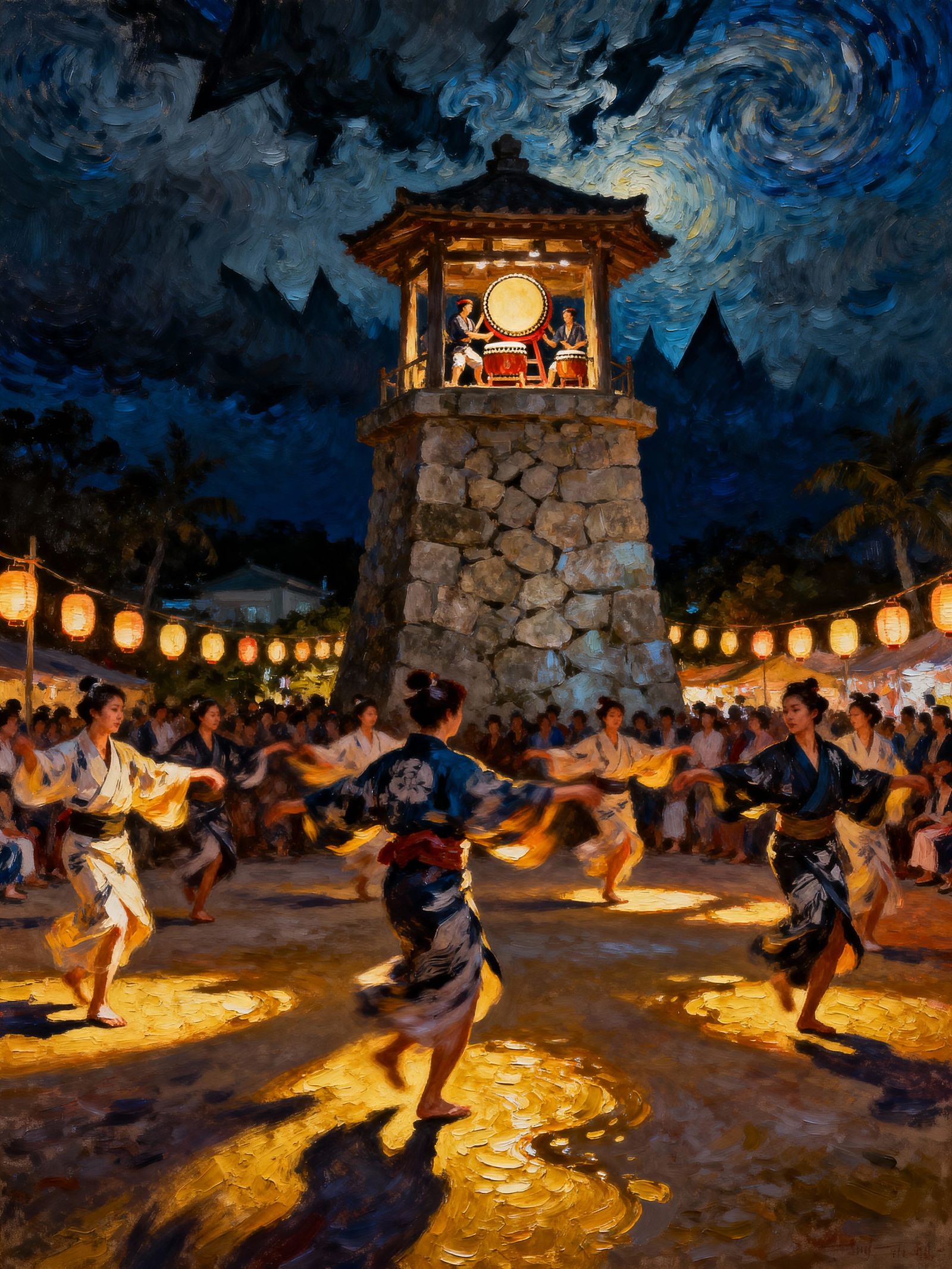 Ryukyuan Dance ceremony celebrating the harvest